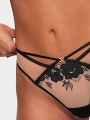 Ann Summers Black Insatiable Brazilian Knickers - Image 4 of 5