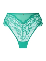 Ann Summers Green Brazillian Sexy Lace High Waist Knickers - Image 5 of 5