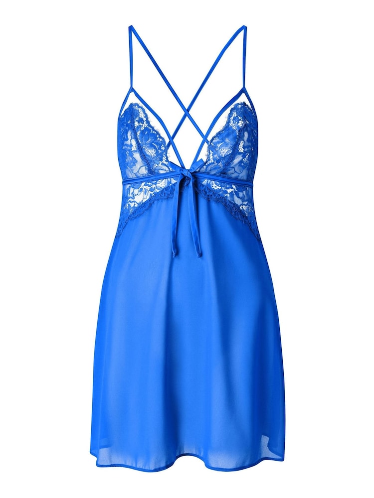 Blau - Ann Summers – Bezauberndes Nachthemd aus Chiffon und Netzstoff - Bild 2 von 5 Blau - Ann Summers – Bezauberndes Nachthemd aus Chiffon und Netzstoff - Bild 2 von 5