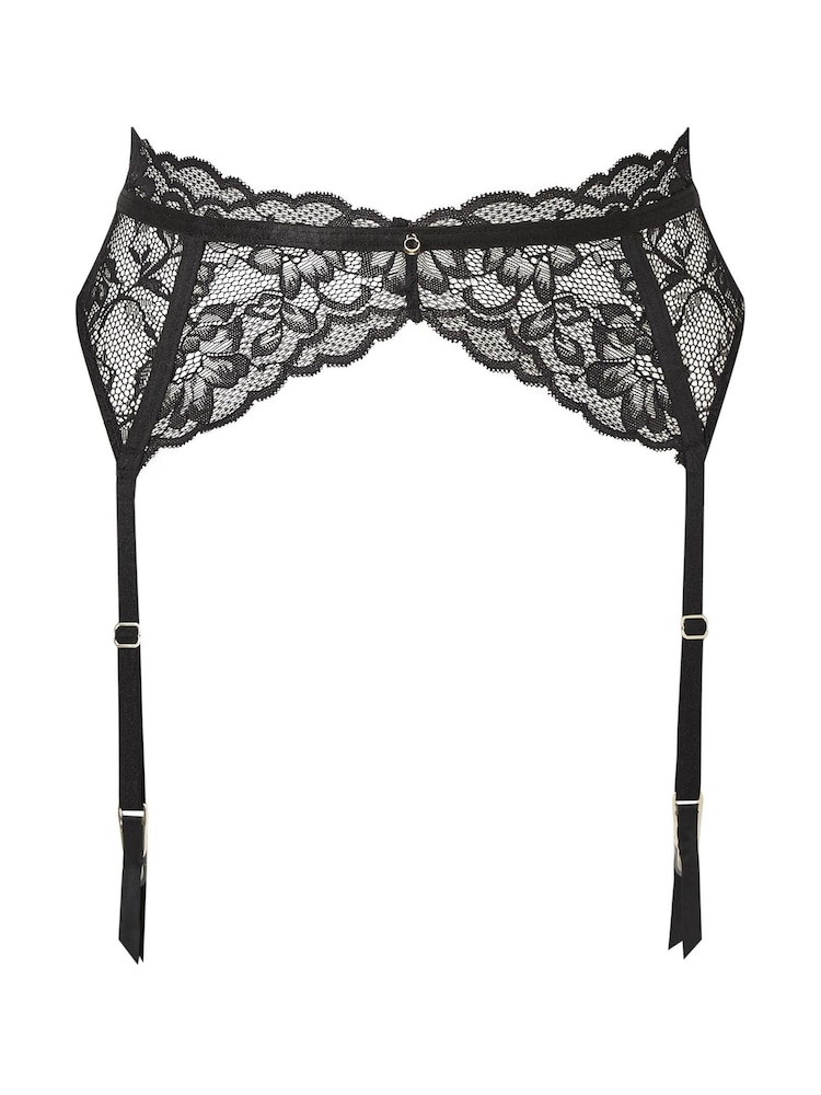 Ann Summers Black Suspender Belt Sexy Lace Waspie Suspender - Image 5 of 5