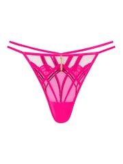 Ann Summers Pink Bright Desiring Decadence String Knickers - Image 5 of 5