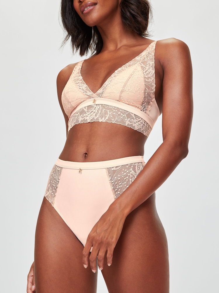 KBX Pink Brazillian Light Louisa High Rise Knickers - Image 1 of 5