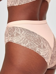 KBX Pink Brazillian Light Louisa High Rise Knickers - Image 4 of 5
