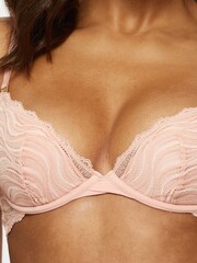 KBX Pink Lola Padded Plunge Bra - Image 4 of 7