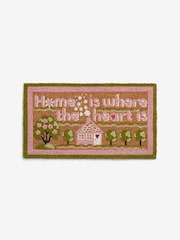 Cath Kidston Home is Where the Heart Is Slogan Doormat - Image 1 of 1