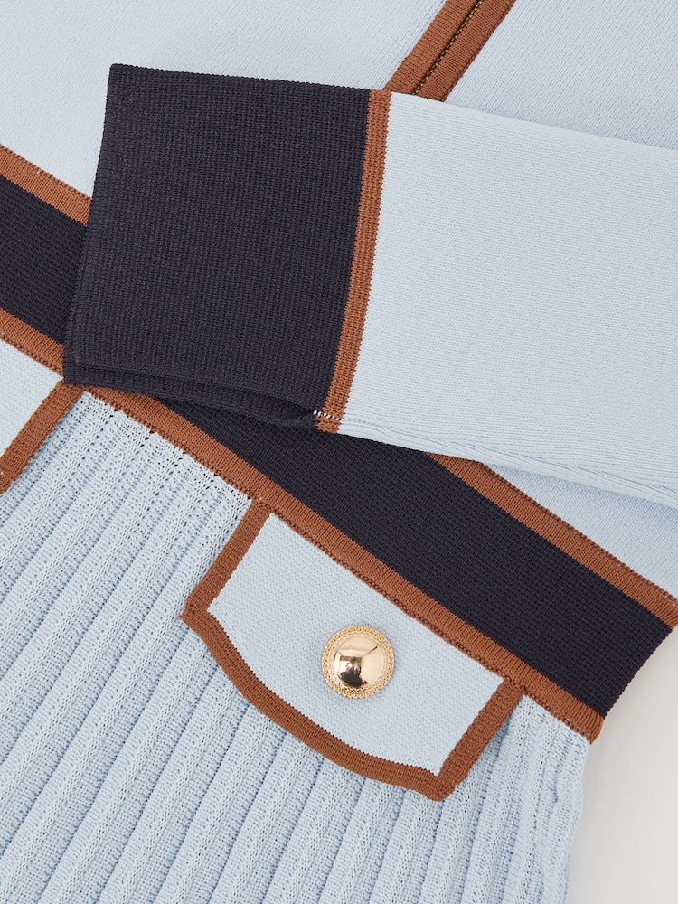 Reiss Pale Blue Anne Dress - Image 4 of 4 Reiss Pale Blue Anne Dress - Image 4 of 4