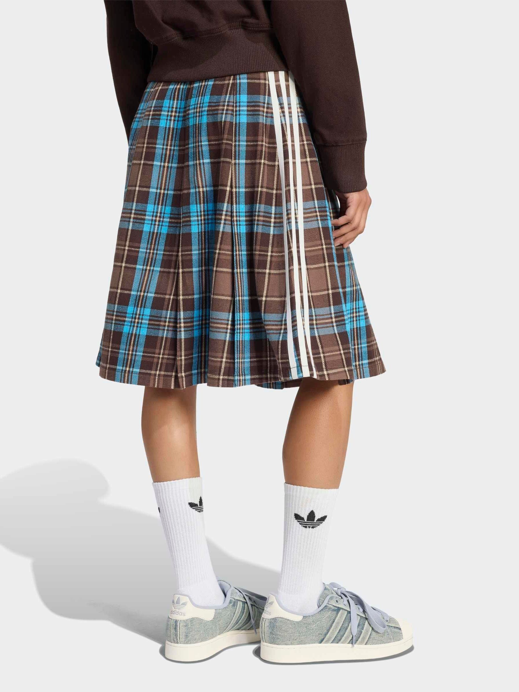 Buy adidas Originals Check Pleat Midi Skirt from Next USA