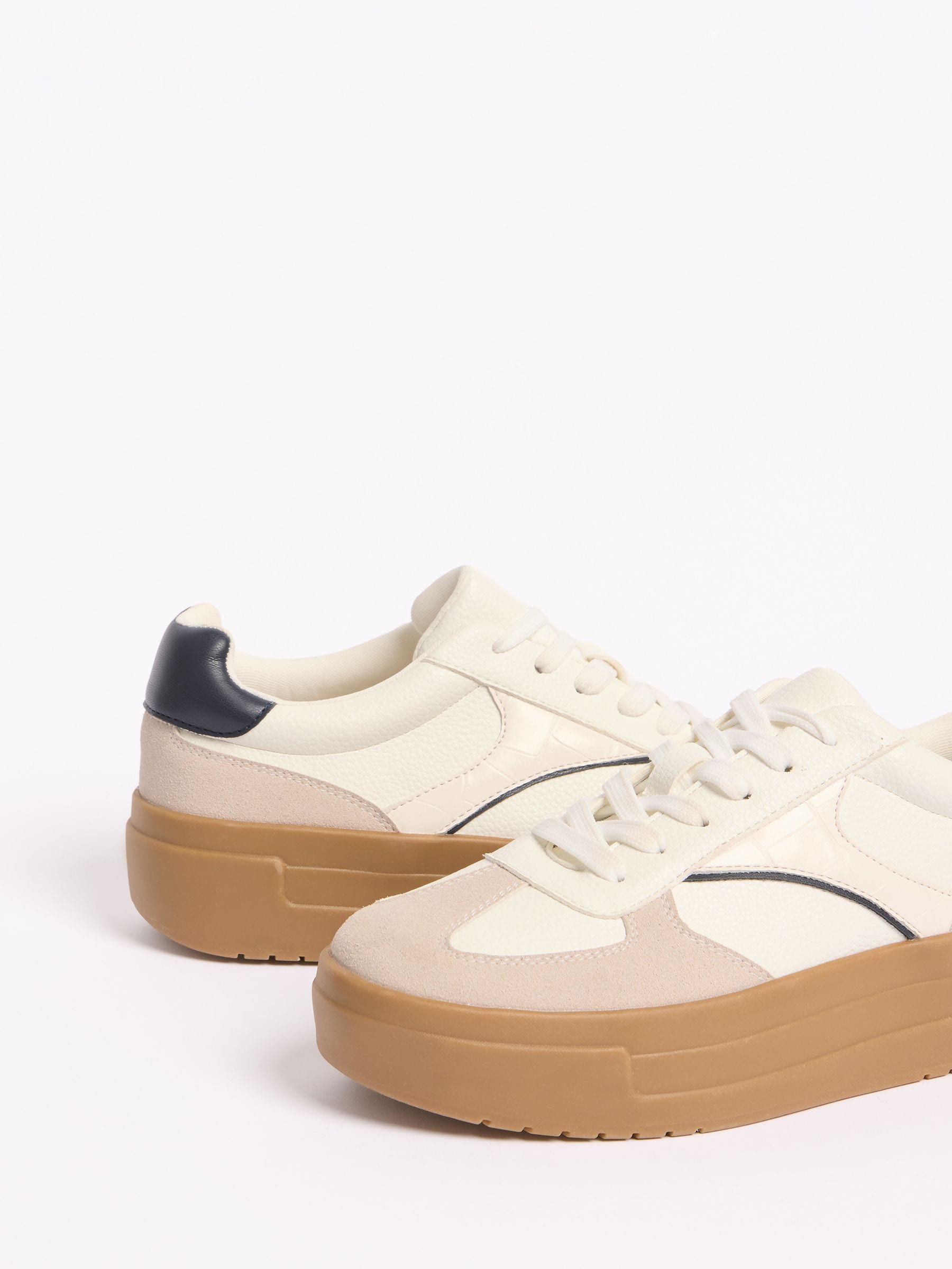 Buy Friends Like These White Standard Fit Chunky Platform Gumsole
