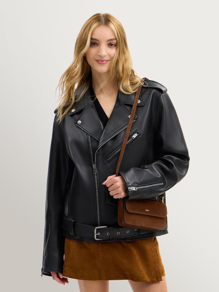 COACH Warm Brown Elora Top Handle Cross-Body Bag - Image 2 of 10