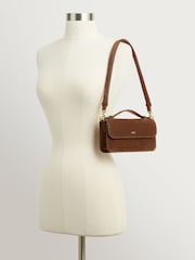 COACH Warm Brown Elora Top Handle Cross-Body Bag - Image 6 of 10