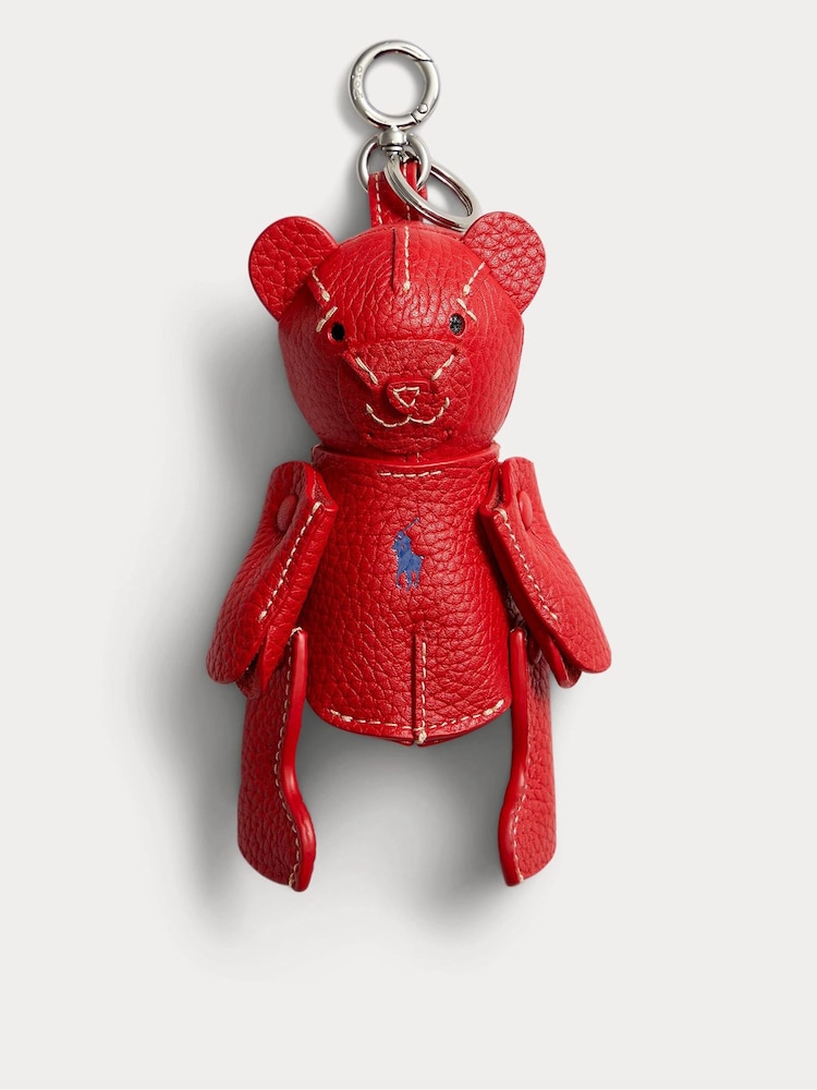 Polo Ralph Lauren Red Medium Bear Bag Charm - Image 1 of 5
