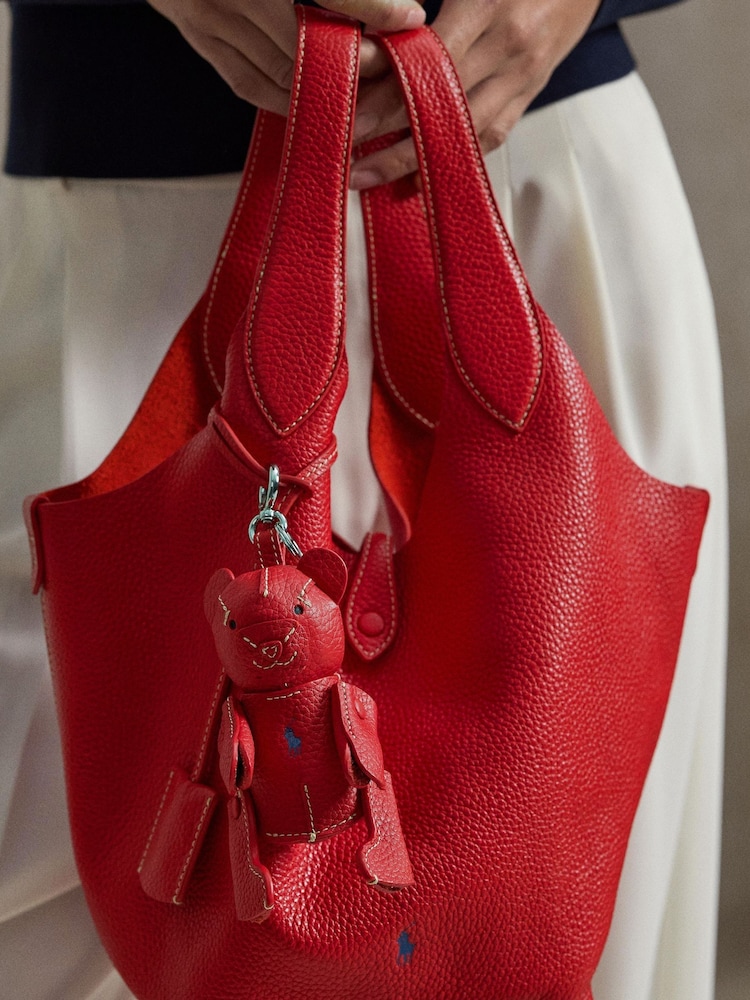 Polo Ralph Lauren Red Medium Bear Bag Charm - Image 5 of 5