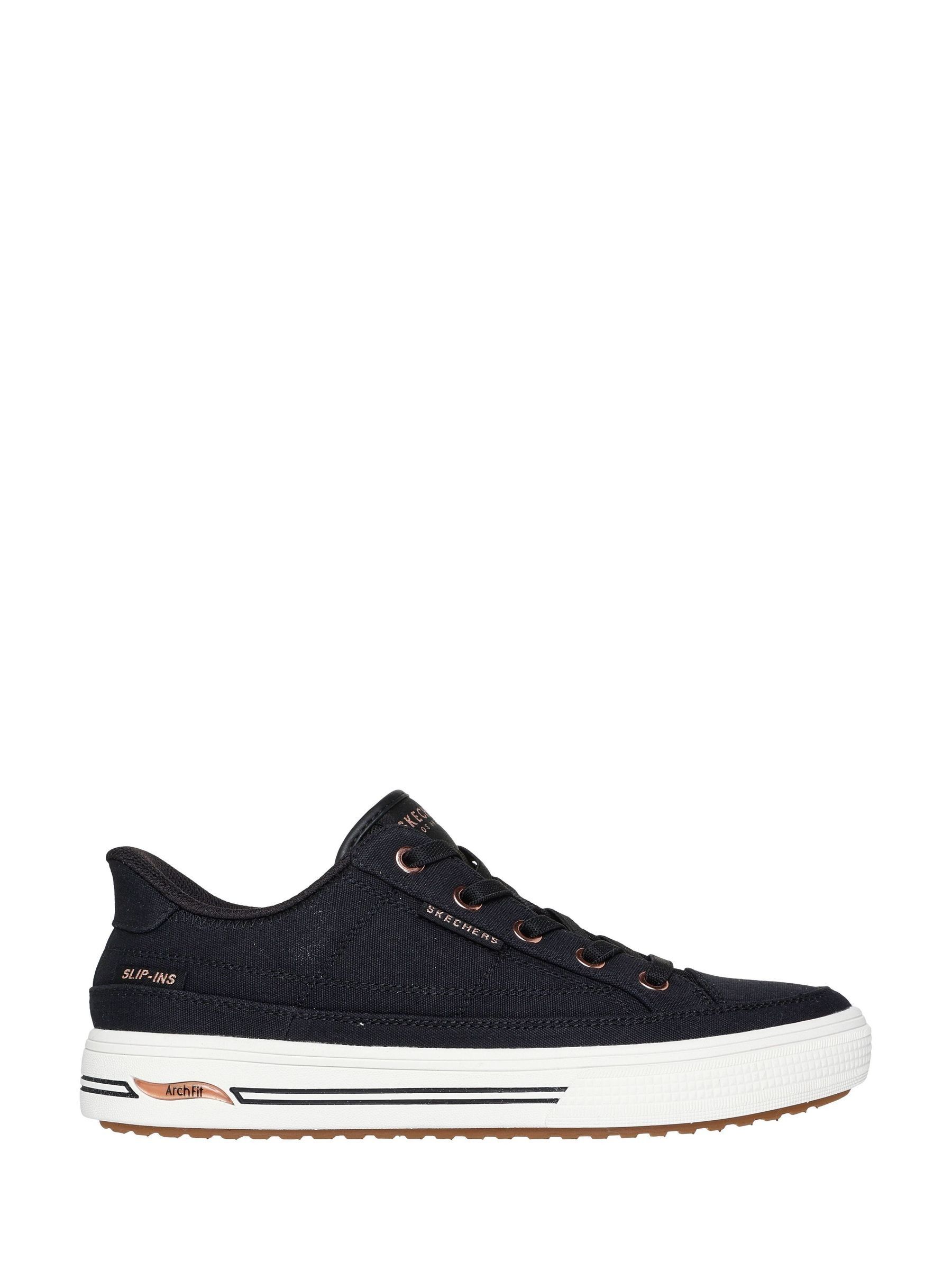 Buy Skechers Black Standard Fit Slip-Ins Arch Arcade See Ya There