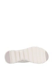 Skechers White Slip-In Glide Step Elevate Amaze Trainers - Image 4 of 5