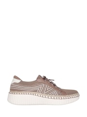 Skechers Brown Slip-ins Wilshire Blvd Bellevue Trainers - Image 1 of 5