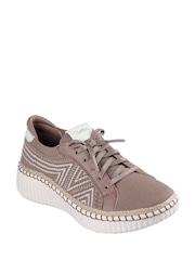 Skechers Brown Slip-ins Wilshire Blvd Bellevue Trainers - Image 3 of 5