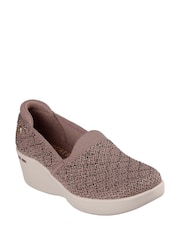 Skechers Brown Slip-ins Pier Lite My Reflection Trainers - Image 3 of 5