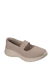 Skechers Grey Bedford Trainers - Image 3 of 5