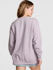 Victoria's Secret PINK Spring Violet Purple Fleece Sweatshirt - Image 2 of 2