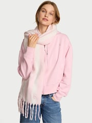 Victoria's Secret Iconic Stripe Pink Cosy Blanket Scarf - Image 1 of 3