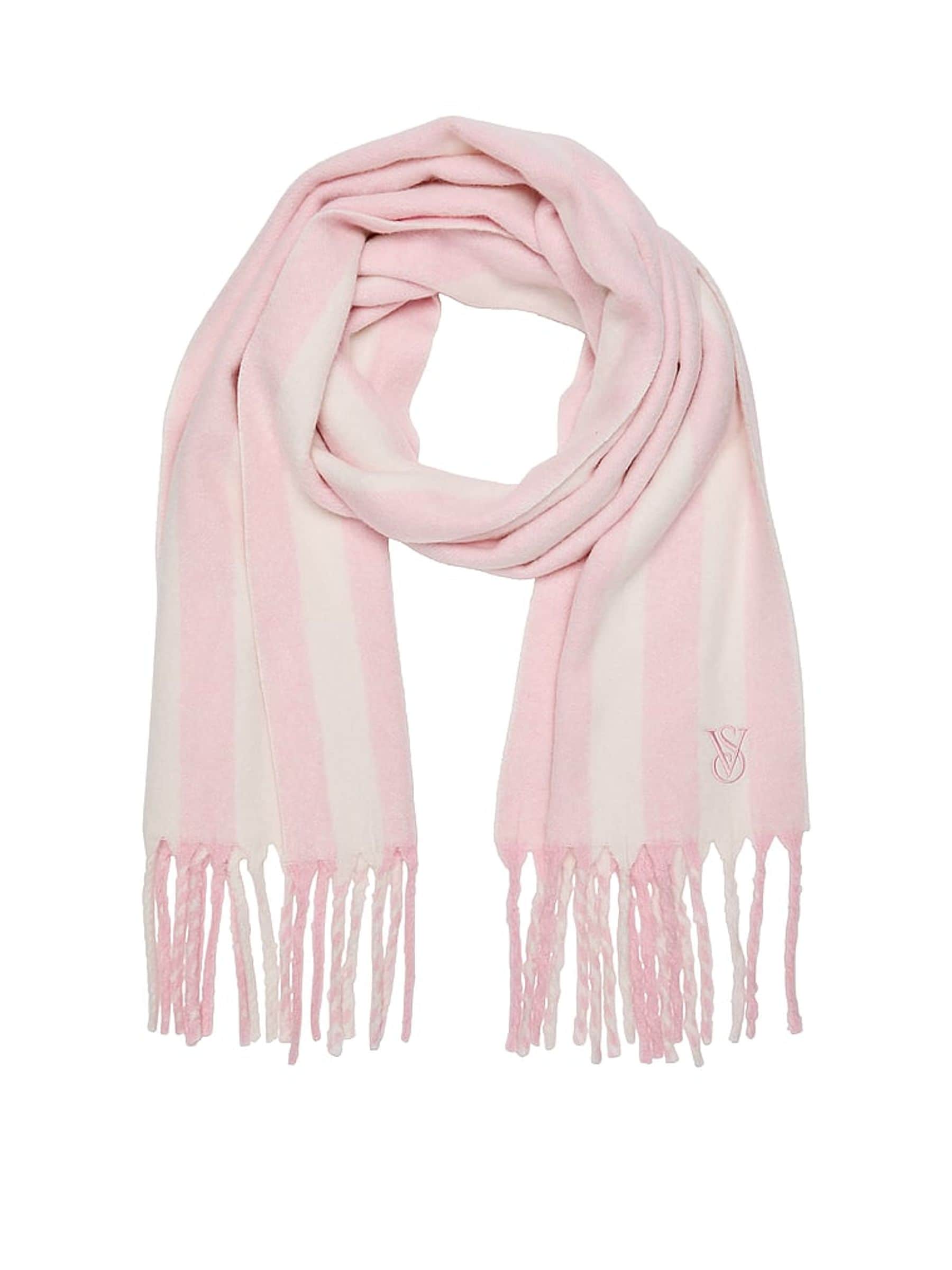 Buy Victoria's Secret Iconic Stripe Pink Cosy Blanket Scarf from