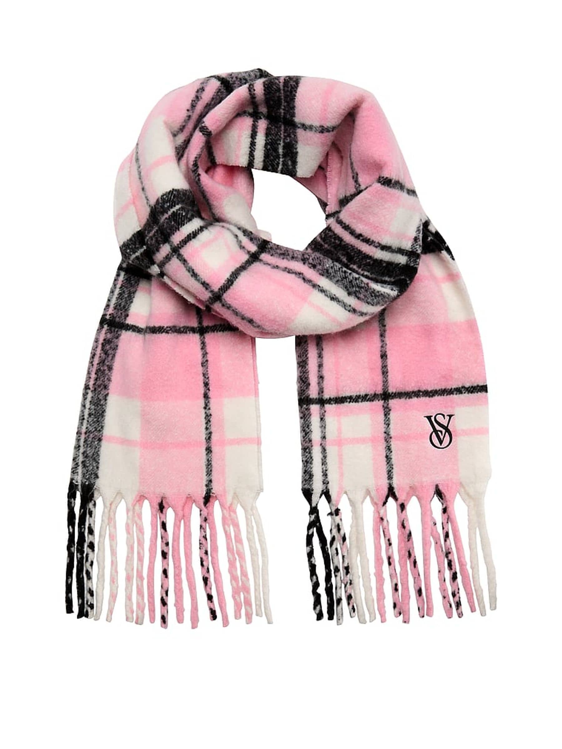 小物 Victoria's Secret Cozy Blanket Scarf Buy Victoria's Secret Pretty Blossom Pink Tartan Cosy Blanket
