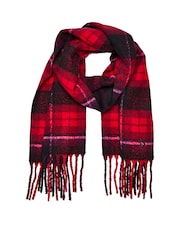 Victoria's Secret Red Tartan Cosy Blanket Scarf - Image 3 of 3