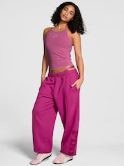 Victoria's Secret PINK Magenta Purple Oversized Joggers - Image 1 of 2