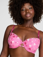Victoria's Secret Pink Sweetheart Pink Lightly Lined Embroidery Bra - Image 2 of 3