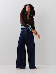 adidas Originals Brown Vintage Tracktop Jacket - Image 2 of 6