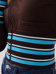 adidas Originals Brown Vintage Tracktop Jacket - Image 5 of 6