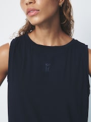 self. Navy/Cream Tank Tops 2 Pack with Lyocell - Image 6 of 11
