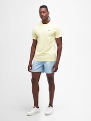 Barbour® Lemon Yellow Mens Sports T-Shirt - Image 1 of 1