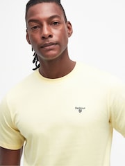 Barbour® Lemon Yellow Mens Sports T-Shirt - Image 4 of 6