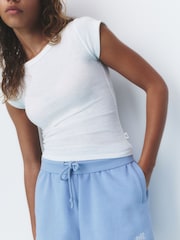 self. Blue/White Stripe Boat Neck T-Shirts 2 Pack - Image 7 of 11