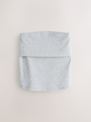 Grau - self. Fold Over Bandeau Top - Bild 1 von 3