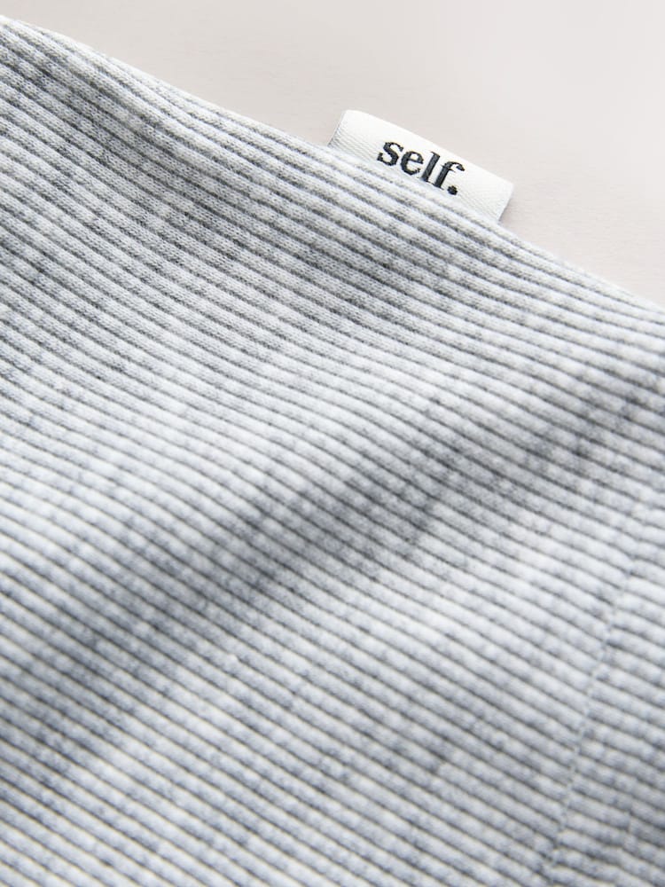 Grau - self. Fold Over Bandeau Top - Bild 2 von 3