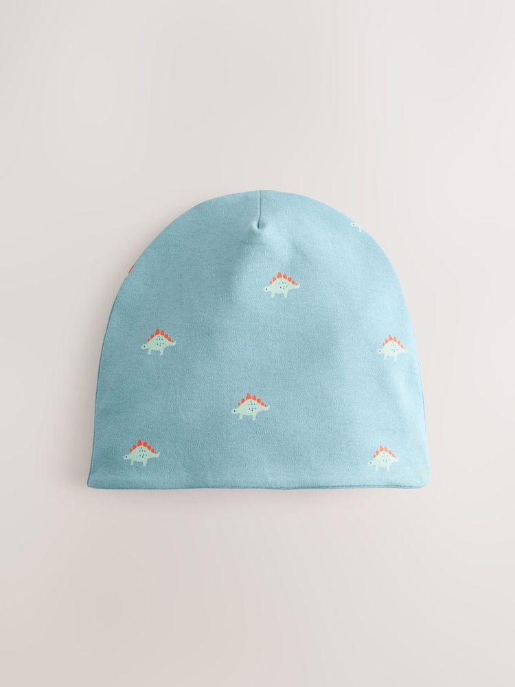 藍色恐龍 - Kind To Skin Chemo Hats 2 Pack (1-16yrs) - 圖片 2/5