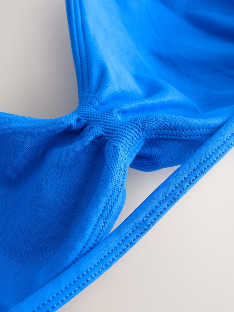 self. Cobalt Blue Seamfree Sports Bra - Image 3 of 3