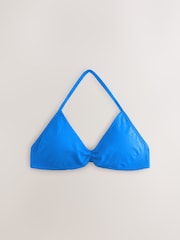 self. Cobalt Blue Seamfree Sports Bra - Image 7 of 9