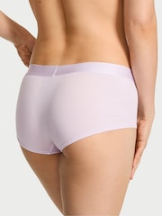 Victoria's Secret Perfume Purple Short Logo Cotton Heart Shine Patch Knickers - Image 2 of 2