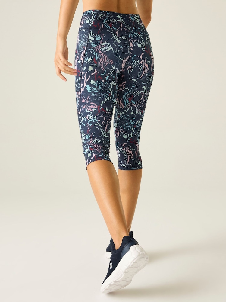Dare 2b Light Blue 3/4 Length Influential II 3/4 Leggings - Image 2 of 9