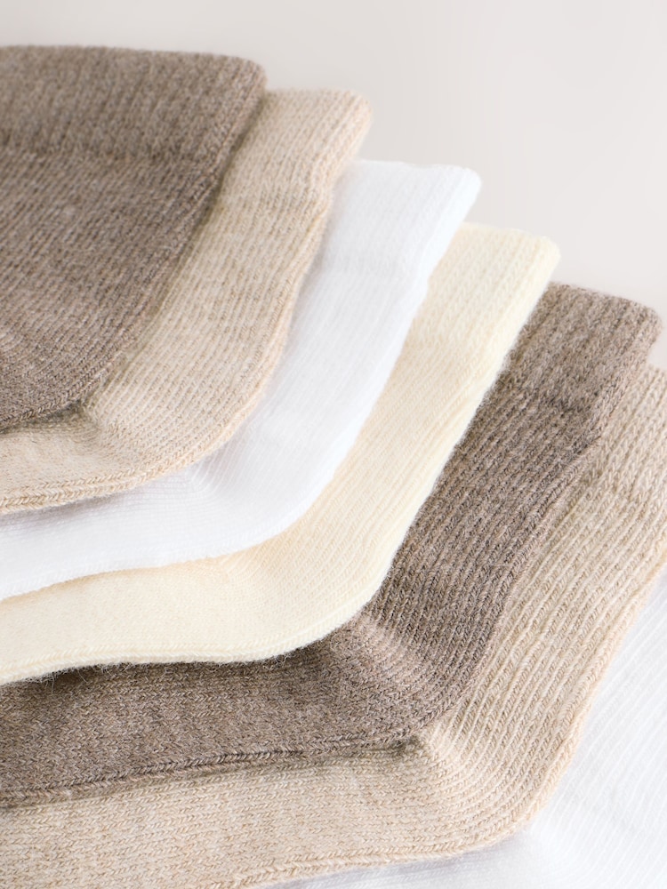Neutral Baby Socks 7 Pack (0mths-2yrs) - Image 2 of 3