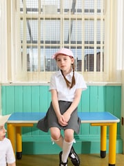 ToeZone Girls Patent Unicorn Rip Tape School Black Lilo Shoes - Image 3 of 11