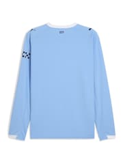 Puma Blue Manchester City 25/26 Mens Long Sleeve Home Jersey Football Shirt - Image 7 of 7