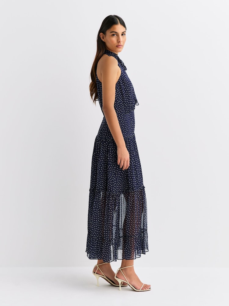 Rixo Abi Mini Polka Dot Dress - Imaginea 2 din 6