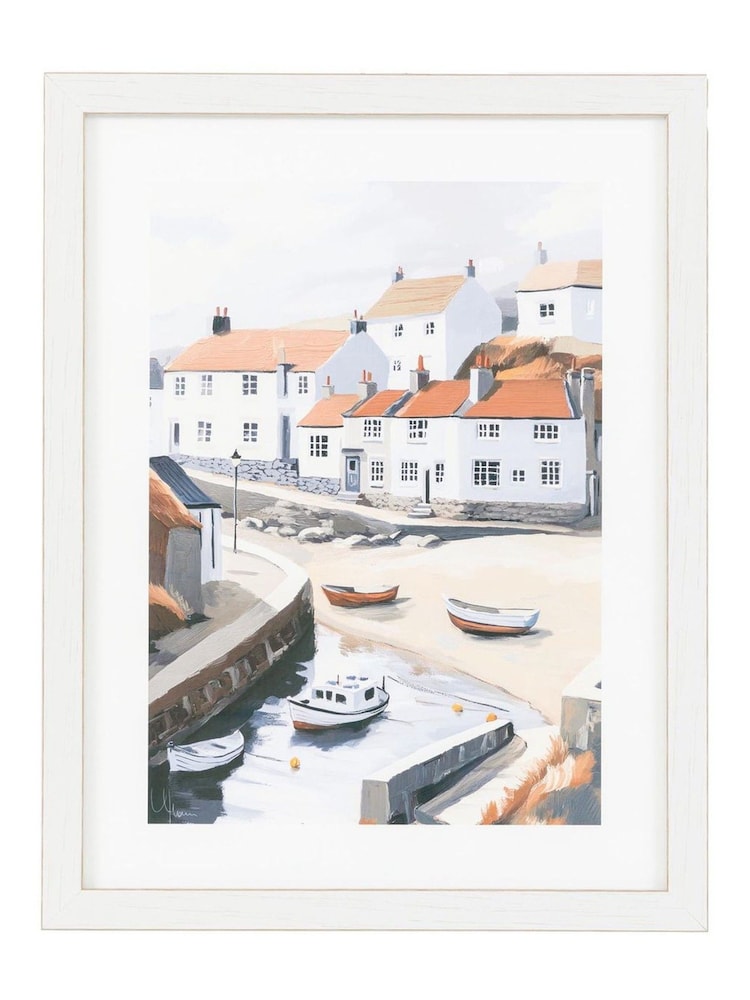 Gallery Home Multicoloured Angling Skiffs Framed Art - Image 1 of 4
