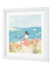 Gallery Home Multicoloured Seaside Promenade Framed Art - Image 2 of 2