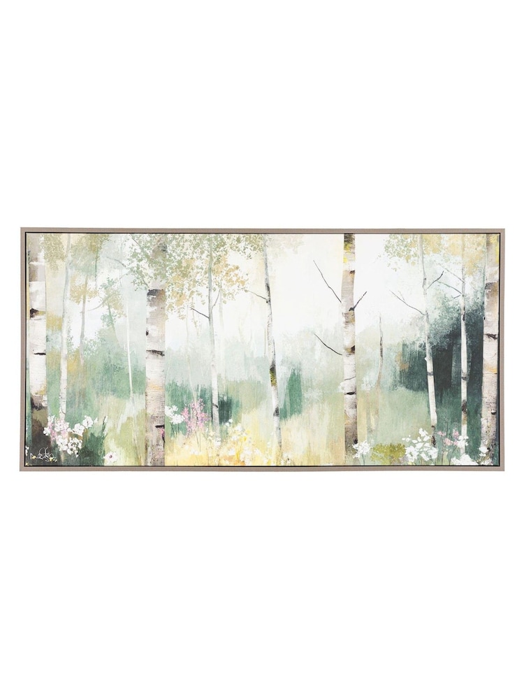 Gallery Home Multicoloured Maple and Blossom Framed Canvas - Image 1 of 2 Gallery Home Multicoloured Maple and Blossom Framed Canvas - Image 1 of 2