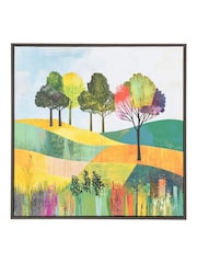 Gallery Home Multicoloured Luminous Vistas Framed Canvas - Image 1 of 2